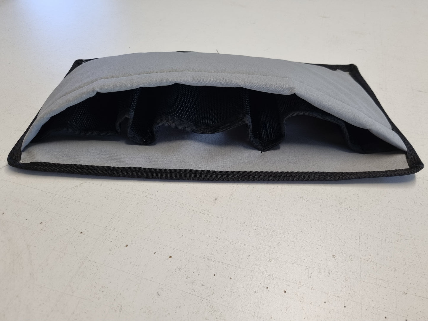 Canvas or faux leather dash tidy 4 pockets