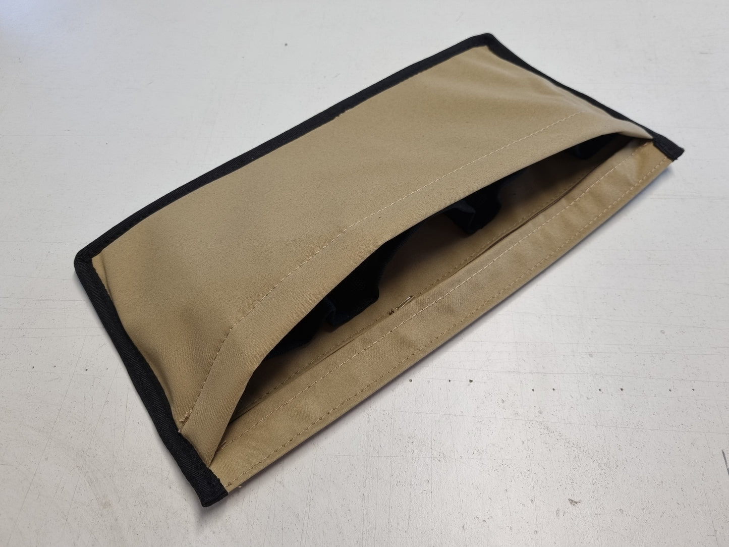 Canvas or faux leather dash tidy 5 pockets