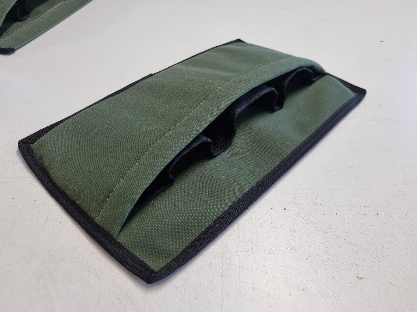 Canvas or faux leather dash tidy 4 pockets