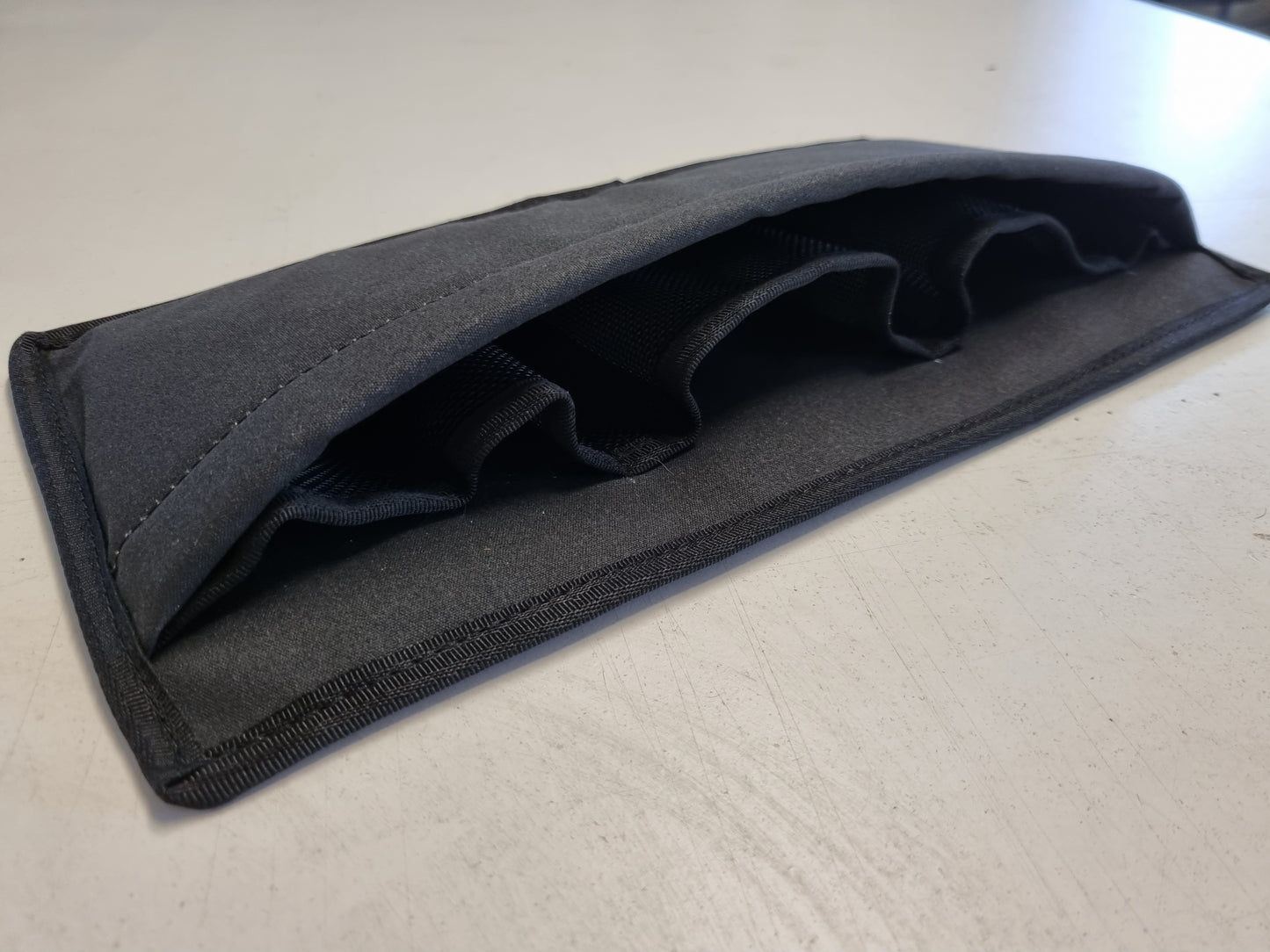 Canvas or faux leather dash tidy 4 pockets