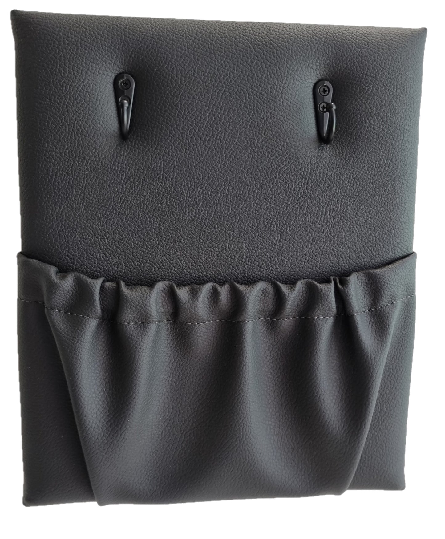 250mm x 300mm (H) Small storage pocket with hooks above, Eastwood