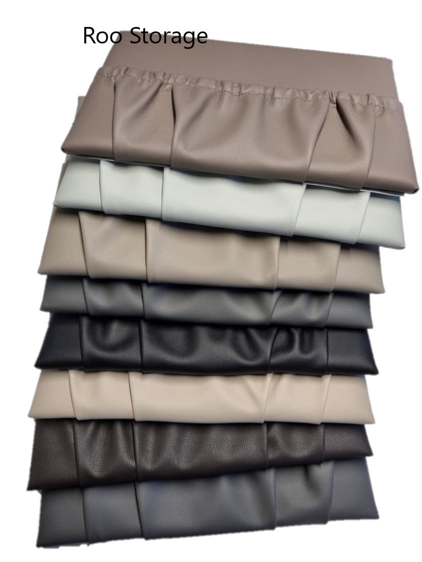 Caravan storage pockets small faux leather Roo Storage