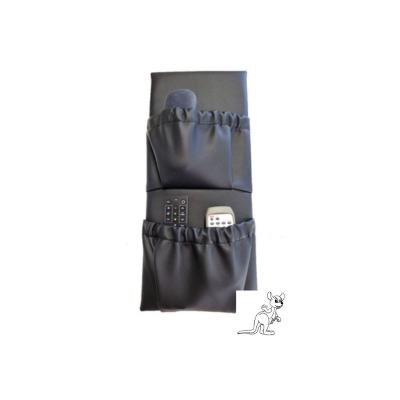 Caravan storage pocket, caravan wall organiser Black vinyl  Roo Storage