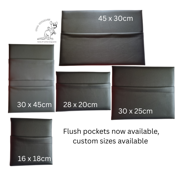 Flush fitting pockets