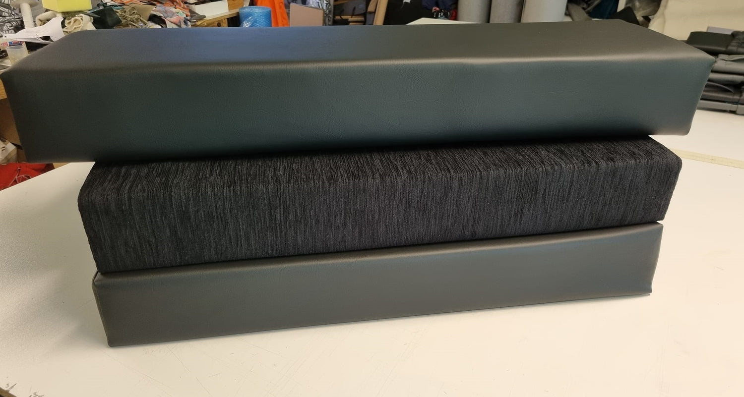 TIC Table insert cushions Vinyl, synthetic leather and fabric
