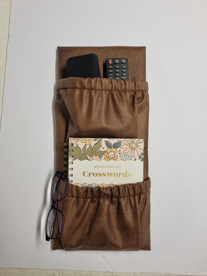 Mini double pocket 200 x 450mm Vinyl and faux leather