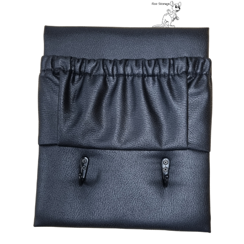 250mm x 300mm (H) Small storage pocket with hooks above or below pocket, Eastwood
