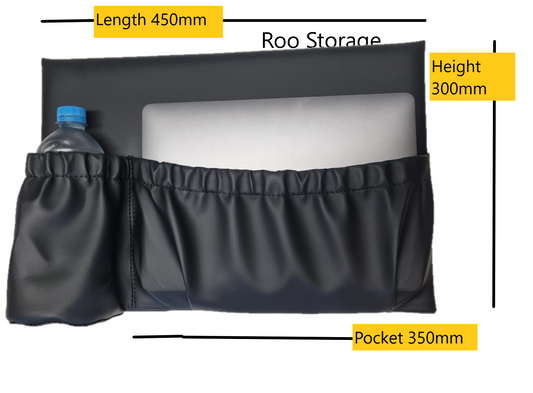 Water bottle holder and pocket 450 x 300 water bottle pocket LEFT