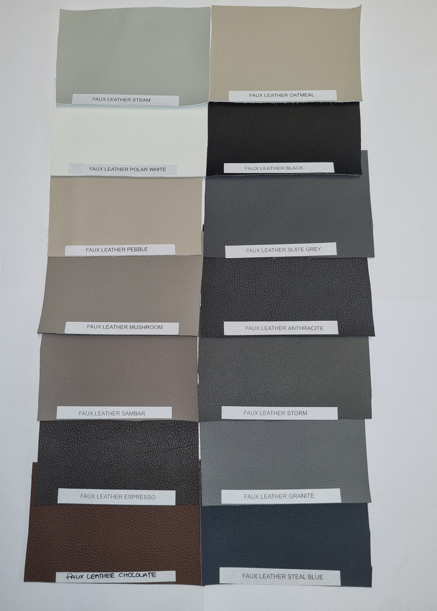 Mini double pocket 200 x 470mm Vinyl and faux leather