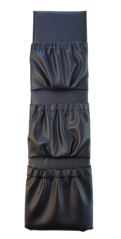 Triple pocket Tall skinny 200 x 750mm vinyl or faux leather