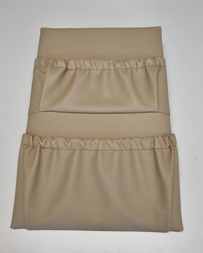 Premium faux leather double pocket 300mm wide  x 450mm high