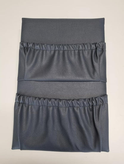 Premium faux leather double pocket 300mm wide  x 450mm high